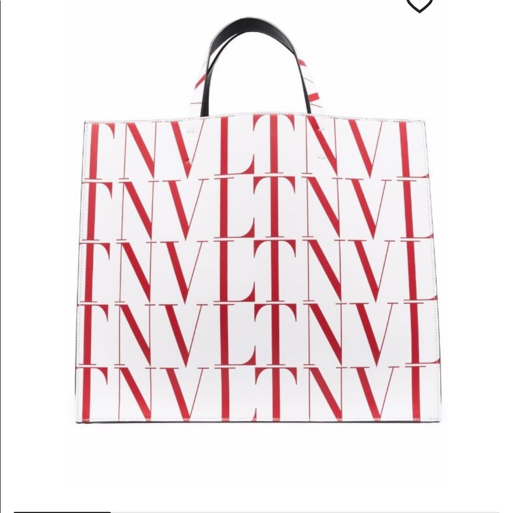 Valentino logo tote bag